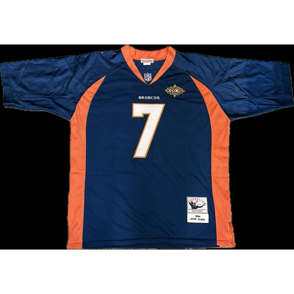 Mitchell & Ness John Elway #7 Denver Broncos Throwback Jersey 1994 Size 54 Korea